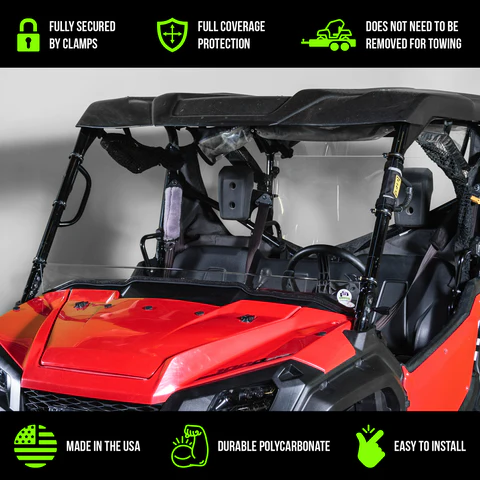 HONDA PIONEER 1000 FULL UTV WINDSHIELD